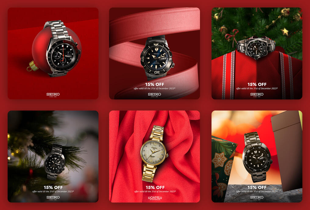 Wimaladharma Brothers Christmas campaign content designs
